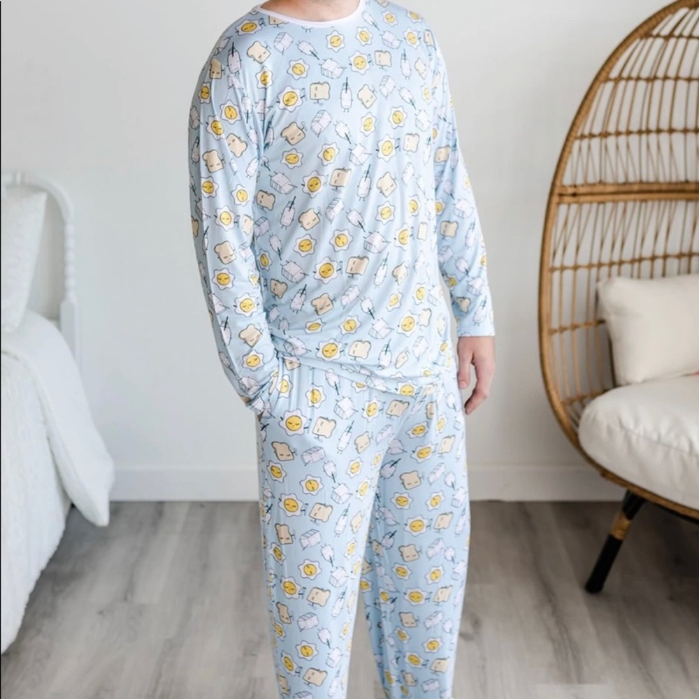 Little Sleepies pajama set. Pants and long sleeve top. (Can sell separate)